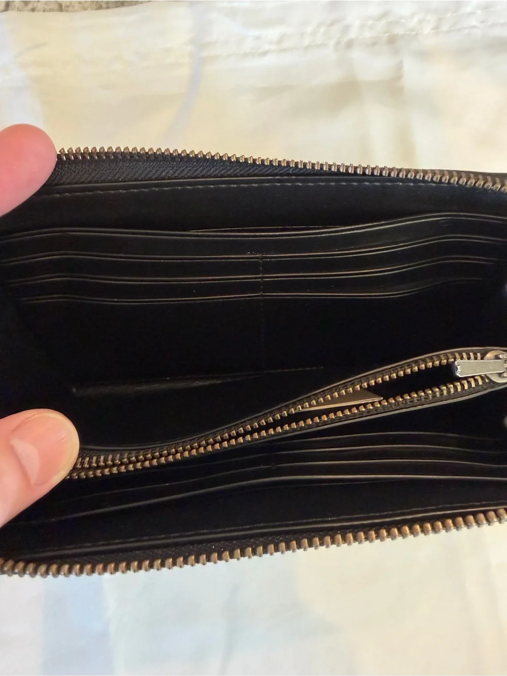 Coach RARE NWOT Coach 1941 Rexy Metal Embroidery Accordion Zip Wallet 58485